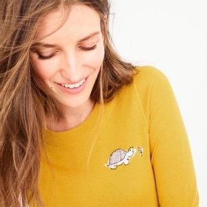 J. Crew Tippi sweater with turtle detail - 100% merino wool